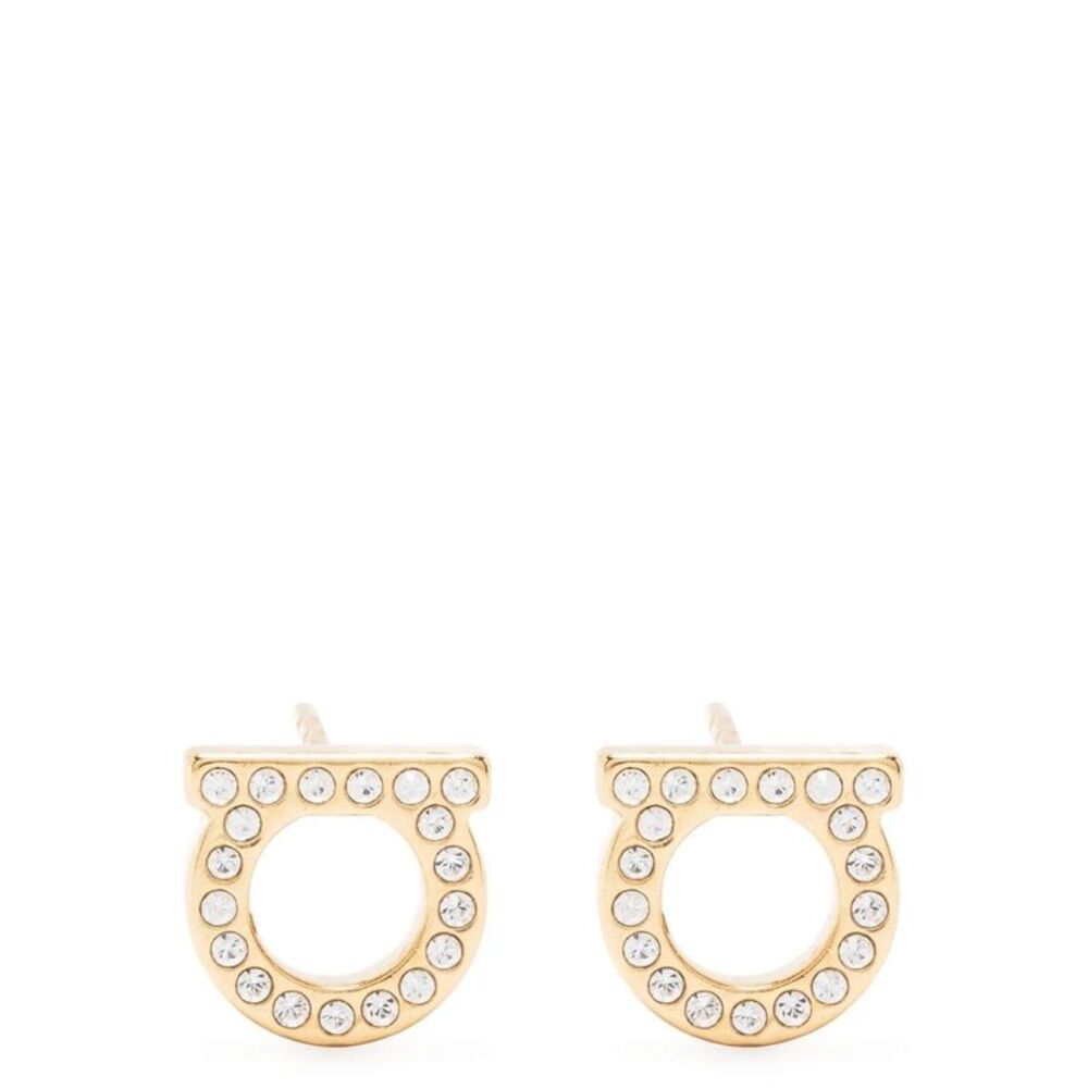 Ferragamo Gold Brass Women's Earrings